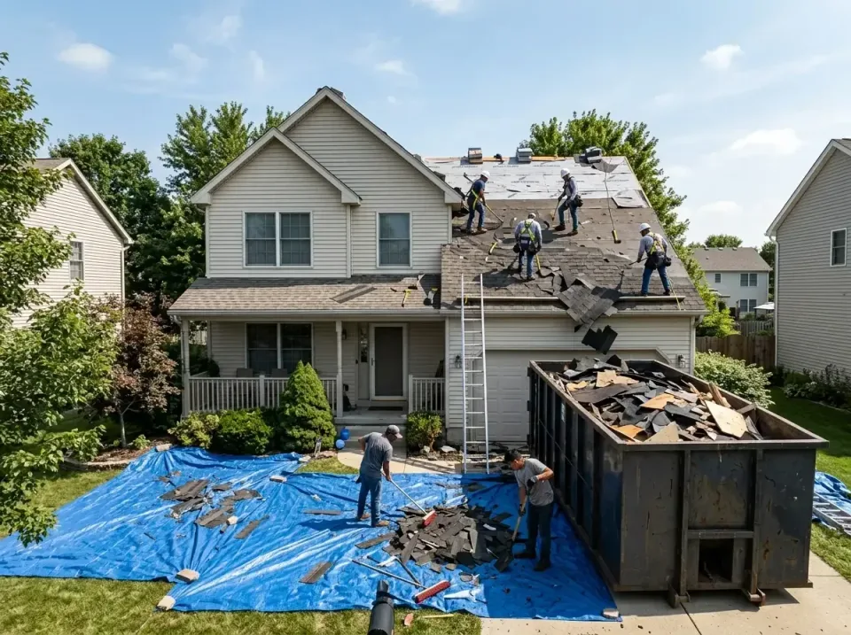 roof-replacement-debris-remova-004 — frequently asked questions, Cheapest Dumpster Rentals in Genoa, IL